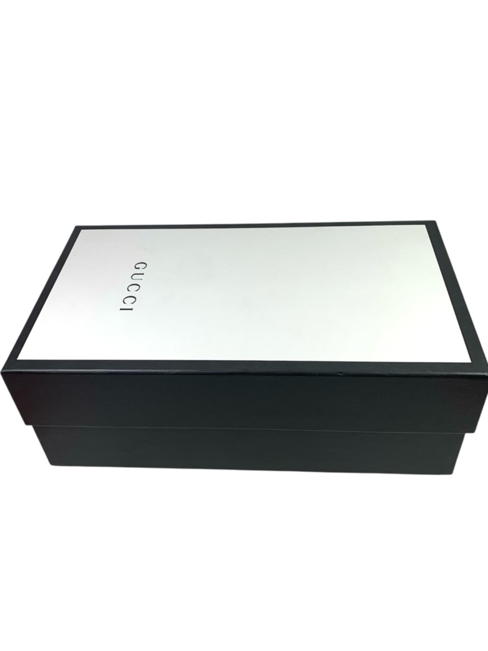 Gucci Black and Off White Logo Shoe Box Dust Bag Ribbon - Picture 3 of 7